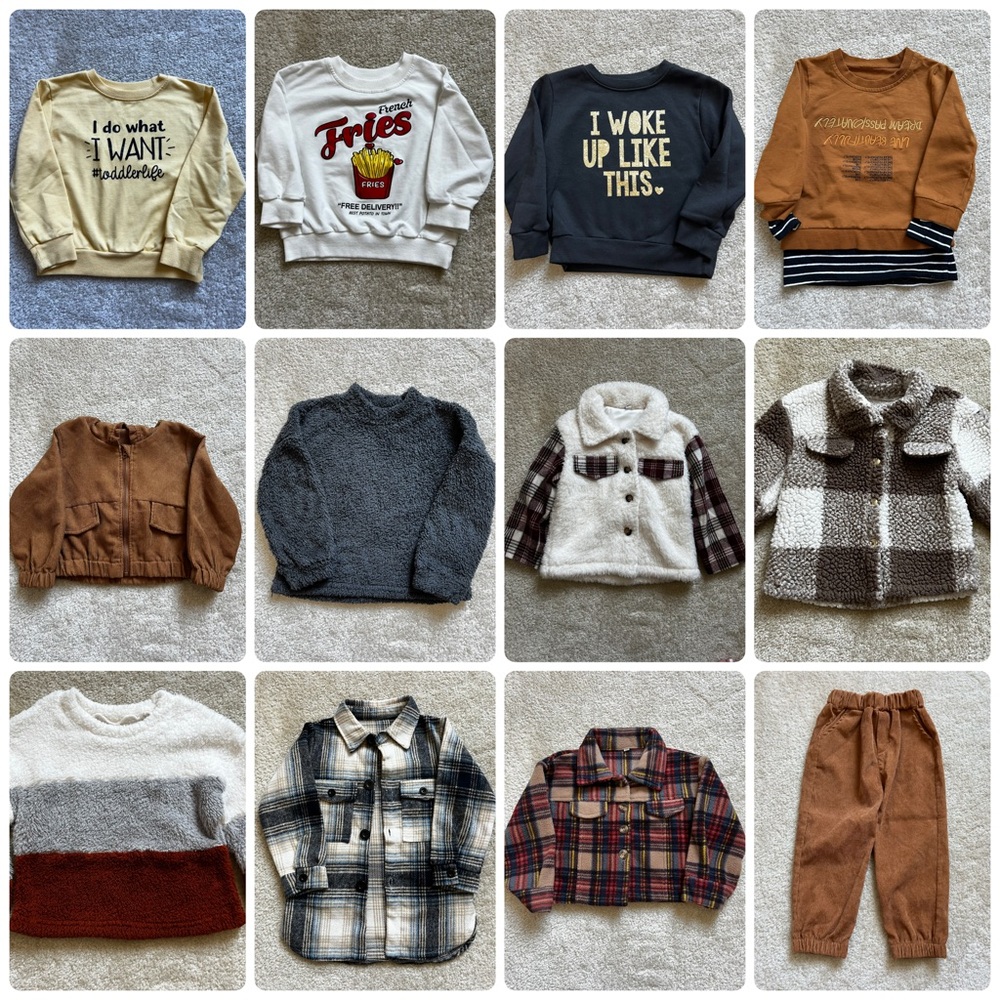 SHEIN girls clothes bundle size 100